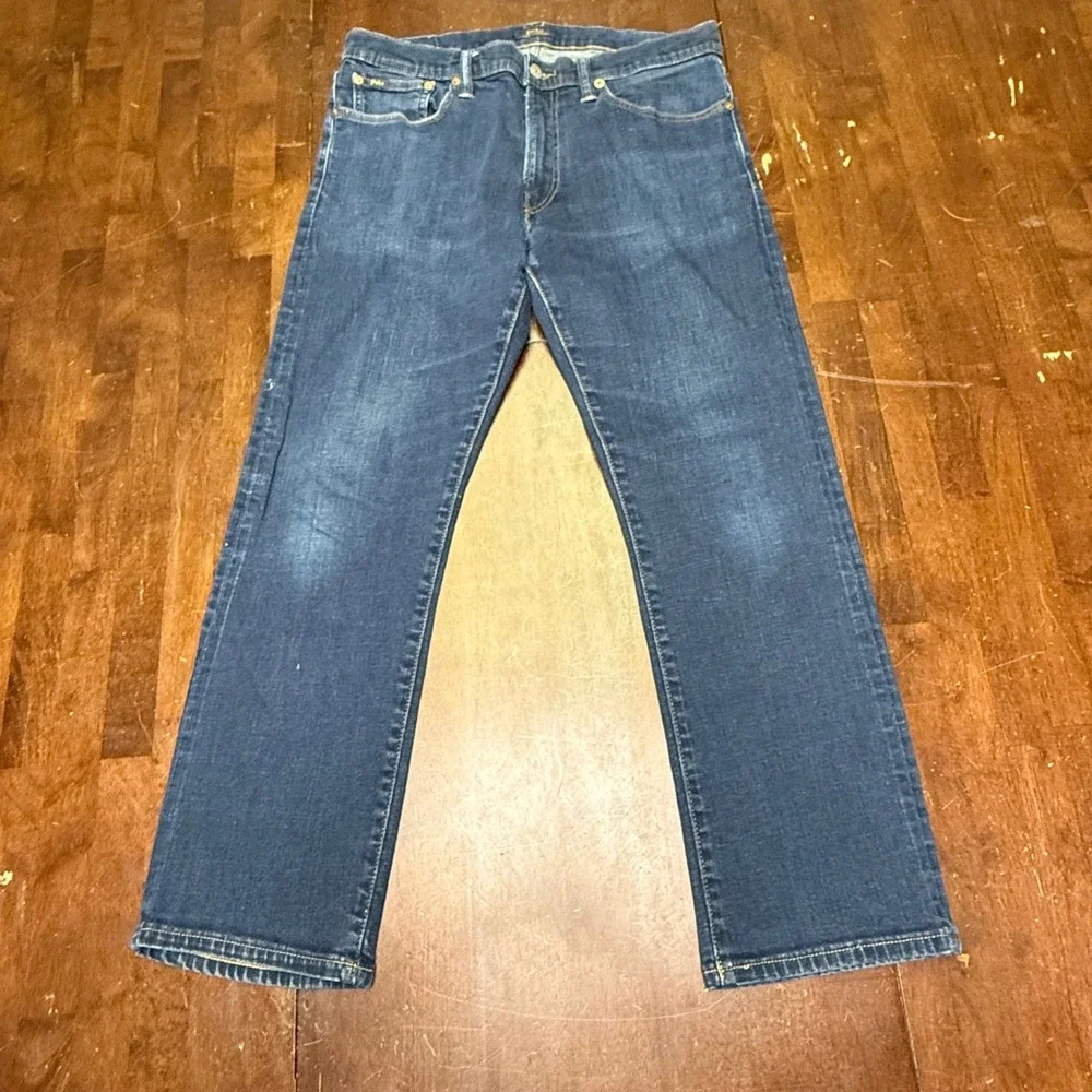 Polo Ralph Lauren Jeans Mens 33x30 (Fits 33x29) Blue Classic Fit Stretch Denim